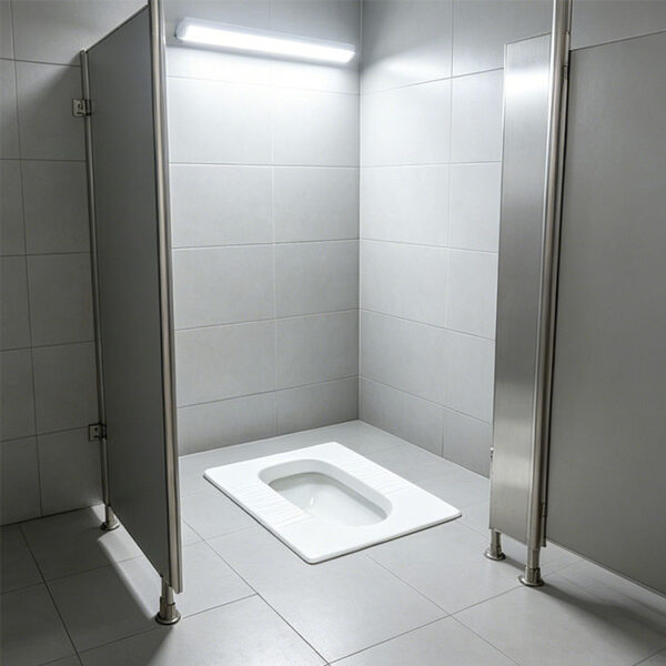 1 802 Dual Inlet Direct Flush Squat Toilet