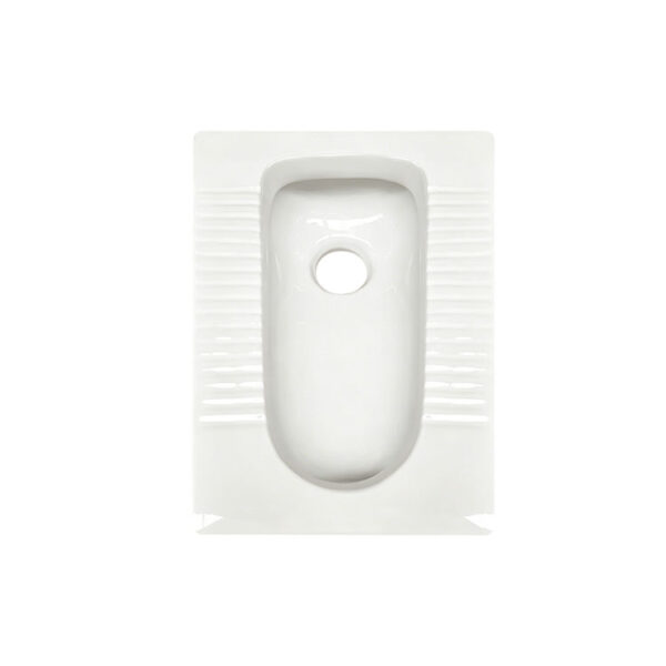 白底 802 Dual Inlet Direct Flush Squat Toilet