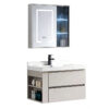 Smart Mirror Cabinet Combo Washstand for Home Bathrooms and Hotel Projects