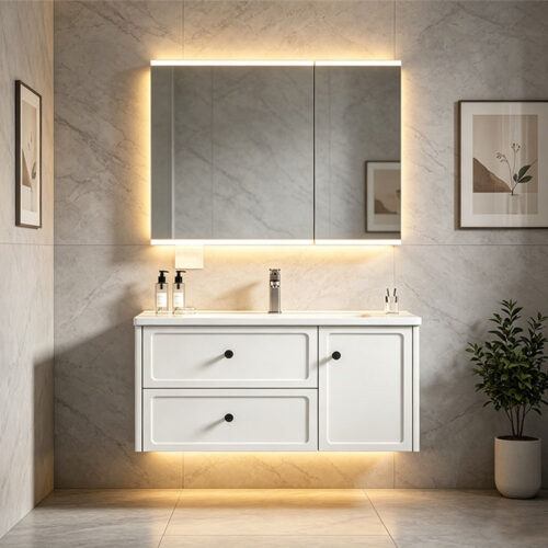 French Cream Style Bathroom Vanity